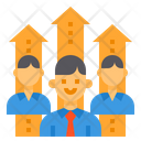 Human Resources Recruitment Networking Icon