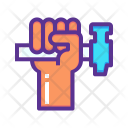Rights Hand Hammer Icon