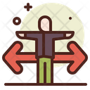 Human Side Direction Human Hand Direction Hand Direction Icon