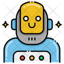 Humanoid Bionic Man Artificial Intelligence Icon
