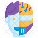Humanoid Robot Cyborg Icon