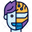 Humanoid Robot Cyborg Icon