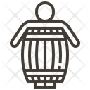 Humanpictos Barrel Man Icon