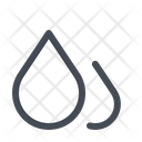 Humidity Drops Water Icon