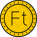 Hungary Forint Coin Money Icon