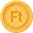 Hungary Forint Coin Coins Currency Icon