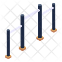 Racing Barrier Impediment Hurdle Bars Icon