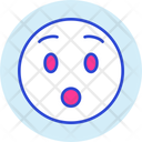 Hushed Face Emoji Icon