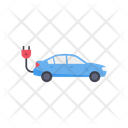 Electric Vehicle Charging Station Plug Icon