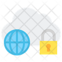 Hybrid Cloud Cloud Security Cloud Lock Icon