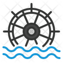 Energy Water Wheel Icon