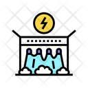 Hydroelectric Energy Plant Icon