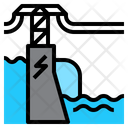 Ielectric Dam Hydroelectricity Icon