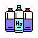 Hydrogen Cylinders Cylinders Energy Icon