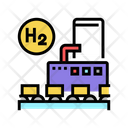 Hydrogen For Food Factory Use Food Icon