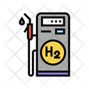 Hydrogen Fuel Station Station Pump Icon