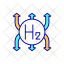 Hydrogen usage Icon