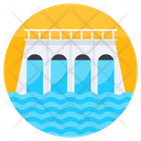Hydropower Hydroelectric Energy Dam Icon