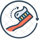 Hygiene Clean Toothbrush Icon