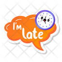 I Am Late Icon