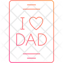 I Love Dad Dad Daddy Icon