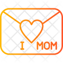 I Love Mom Card Icon