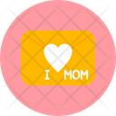 I Love Mom Card Icon