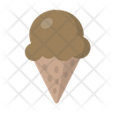 Chocolate Cone Chocolate Cone Cream Icon