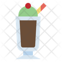 Cream Dessert Float Icon