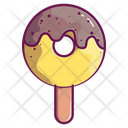 Donut Ice Cream Stick Icon