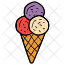 Ice Cream Sundae Ice Cream Cone Frozen Food Icon