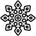 Ice Crystal Snowflake Winter Icon