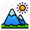 Mountain Landscape View Icon