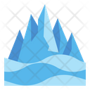 Ice Mountain Mountains Snow Icon