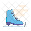 Ice Skate Shoes Winter Icon
