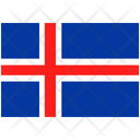 Flag Country Iceland Icon