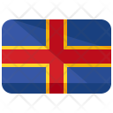 Iceland Flag Country Icon