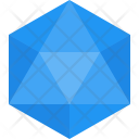 Icosahedron Shapes Icon