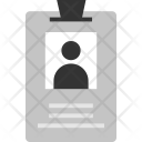 Badge Identity Card Icon