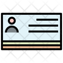 Id Card Identity Identification Icon