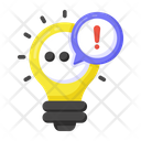 Idea Error Warning Idea Idea Alert Icon