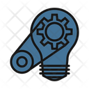Idea Generate Idea Cogwheel Icon