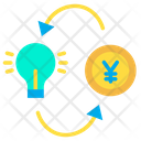Make Money Making Money Idea Icon