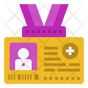 Identification Card Clinic Icon