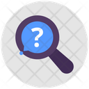 Identifies Issues Glass Loupe Icon