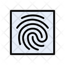 Identity Thumbprint Investigation Icon