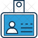 Identity Badge Card Icon