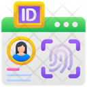 Identity Identification Id Card Icon