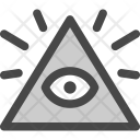 Illuminati Freemason Eye Icon