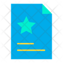 Important Doc Marketing Document Marketing Icon